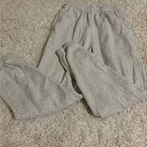 Grey sweatpants